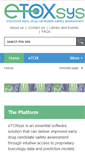 Mobile Screenshot of etoxsys.com
